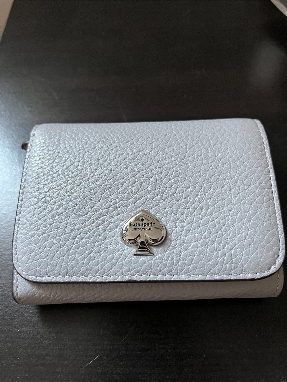 kate spade Pebbled Leather Compact Wallet